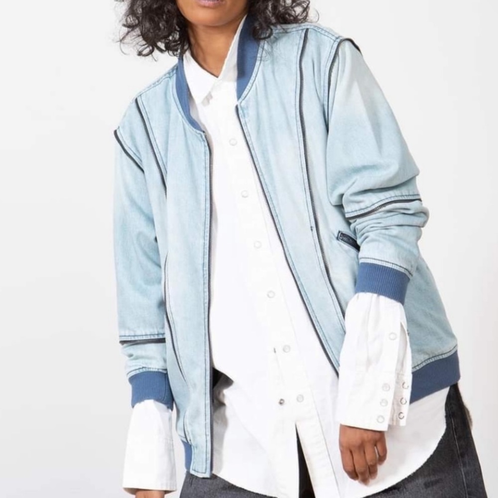 FREE PEOPLE X SANDRINE ROSE Zip Bomber‎ in Original